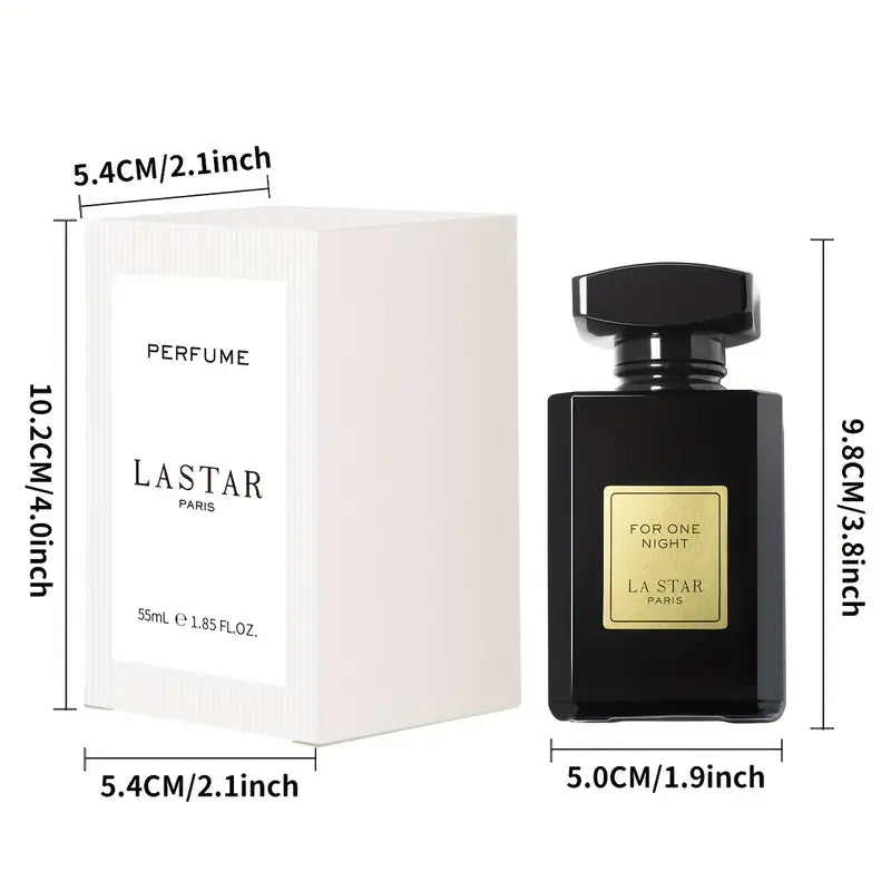 Midnight Elegance: Vanilla Jasmine Coffee Perfume Spray for Women, 55ml EDP-3
