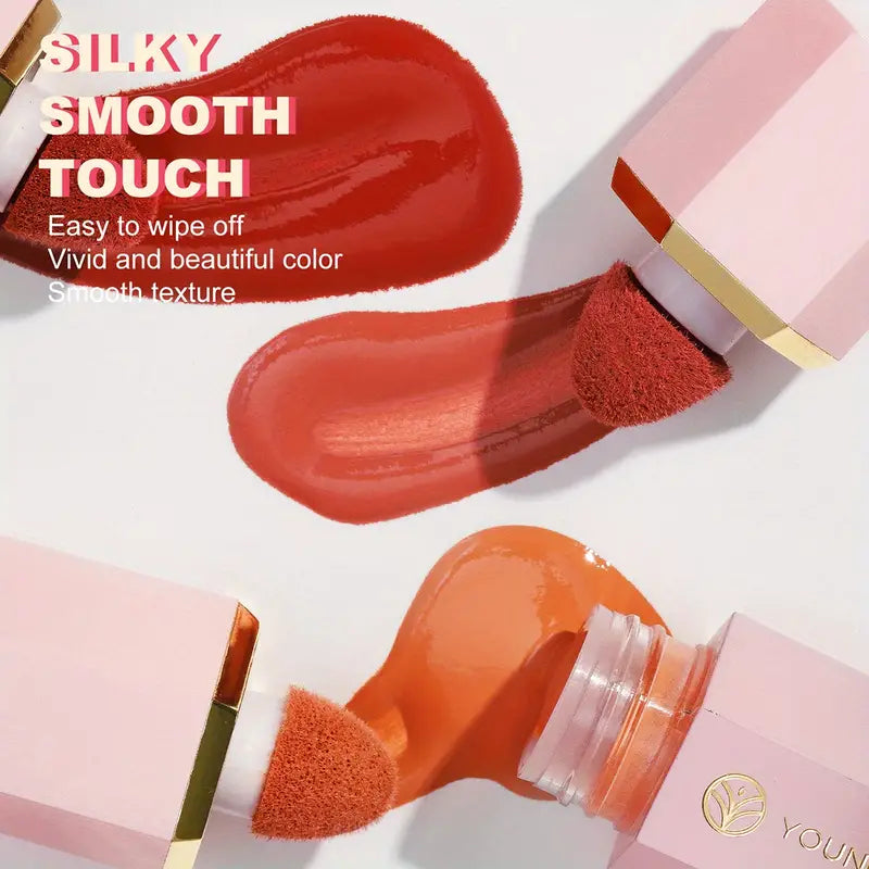 Long-Lasting Soft Gel-Cream Tint Blush - Smudge-Proof, Natural-Looking, Dewy Finish 0.42 Fl Oz-2
