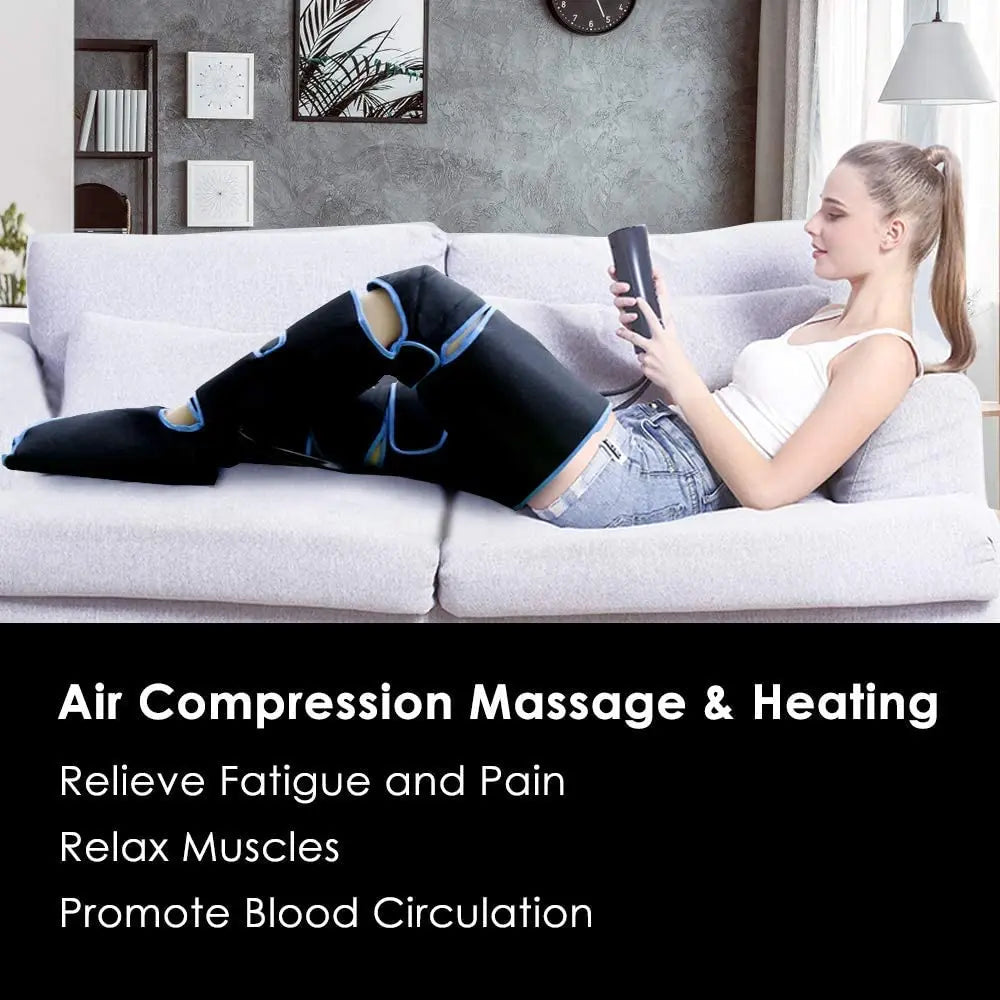 NNEOBA Foot Leg Air Pressure Massager Black-1