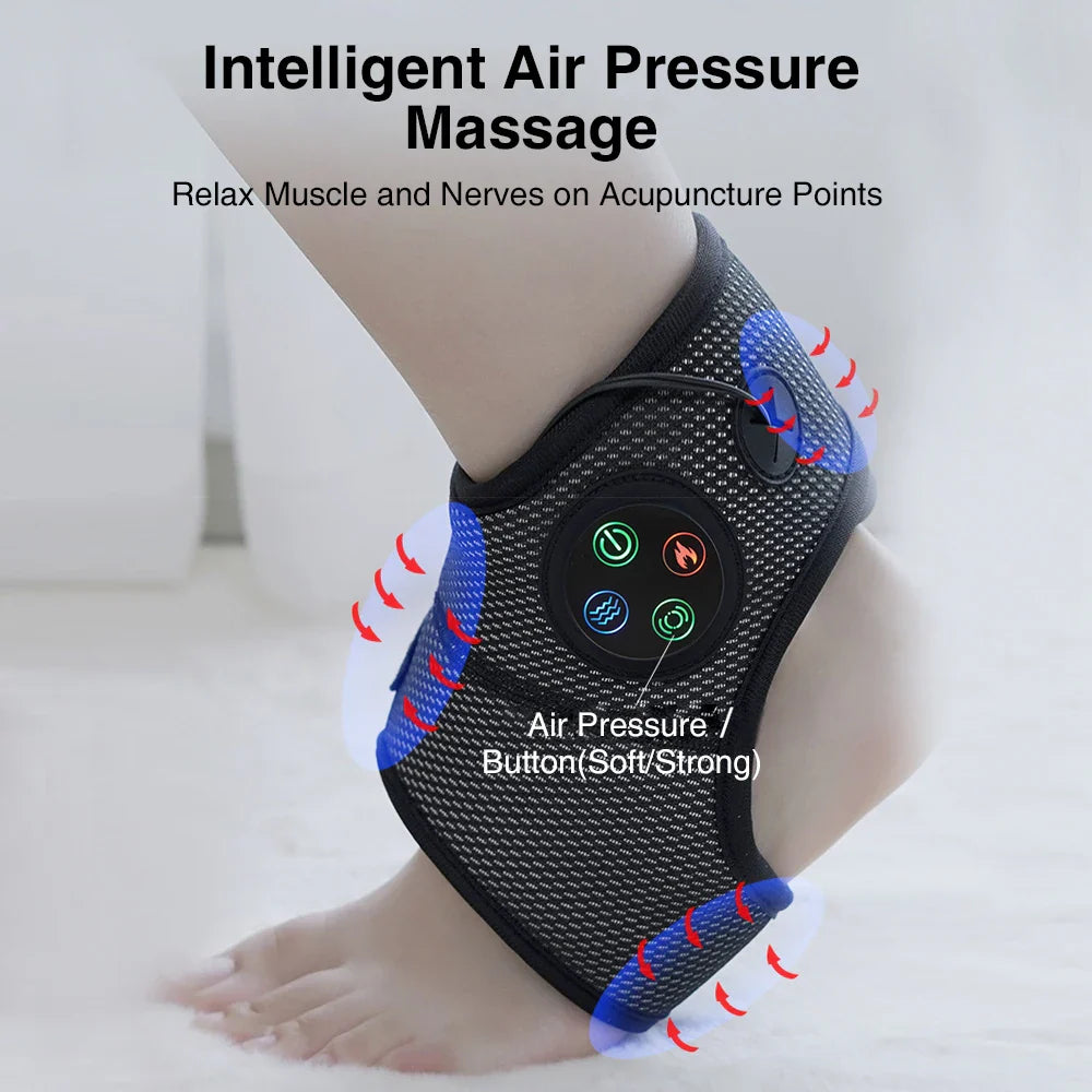 NNEOBA Electric Foot Ankle Massager with Heat Black-3