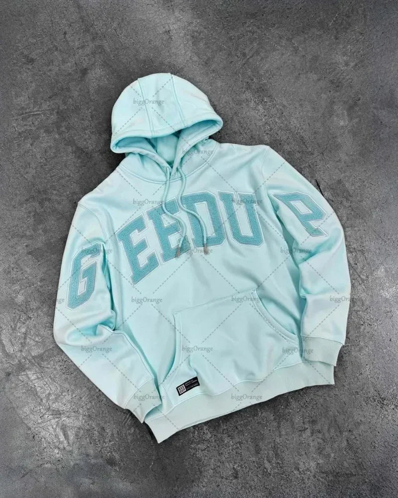 Street Fashion Vintage GEEDUP Hoodies Y2K Clothes Harajuku Gothic Hip Hop Graphic Oversized Hoodies Sweatshirts Casual Jacket