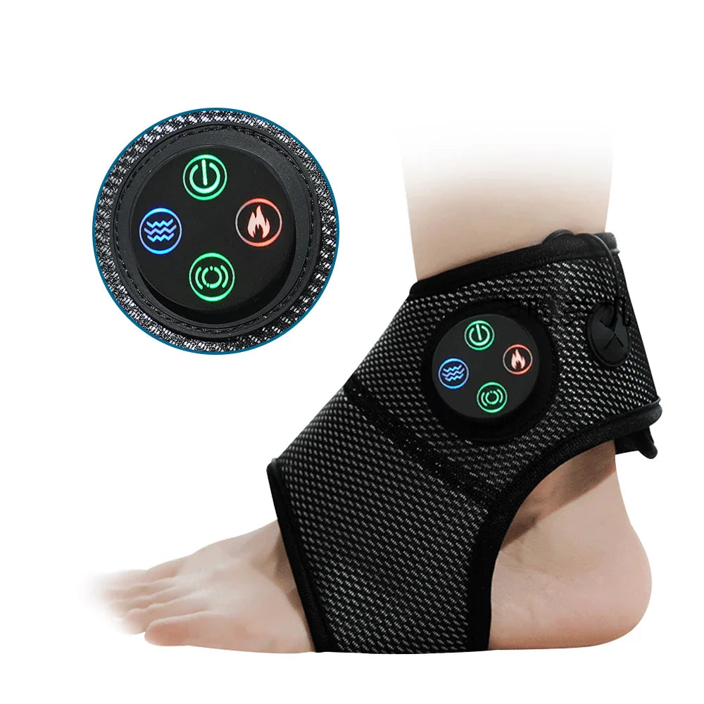NNEOBA Electric Foot Ankle Massager with Heat Black-0