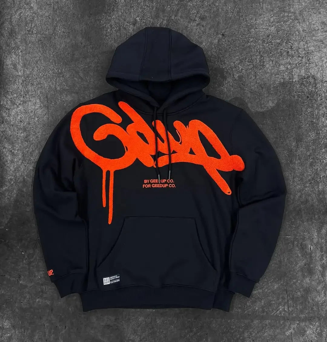 Street Fashion Vintage GEEDUP Hoodies Y2K Clothes Harajuku Gothic Hip Hop Graphic Oversized Hoodies Sweatshirts Casual Jacket