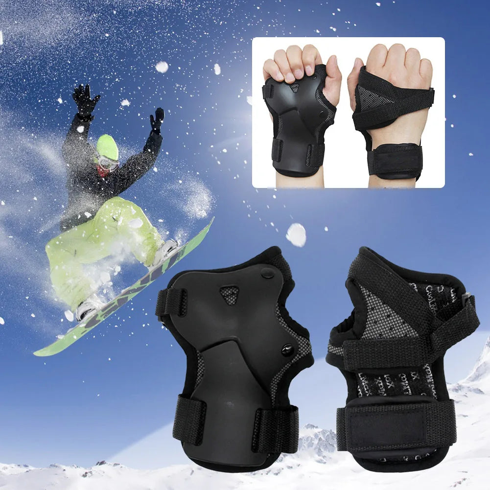 NNEOBA Snowboard & Ski Wrist Guard Impact-Resistant Protective Gear Black-3