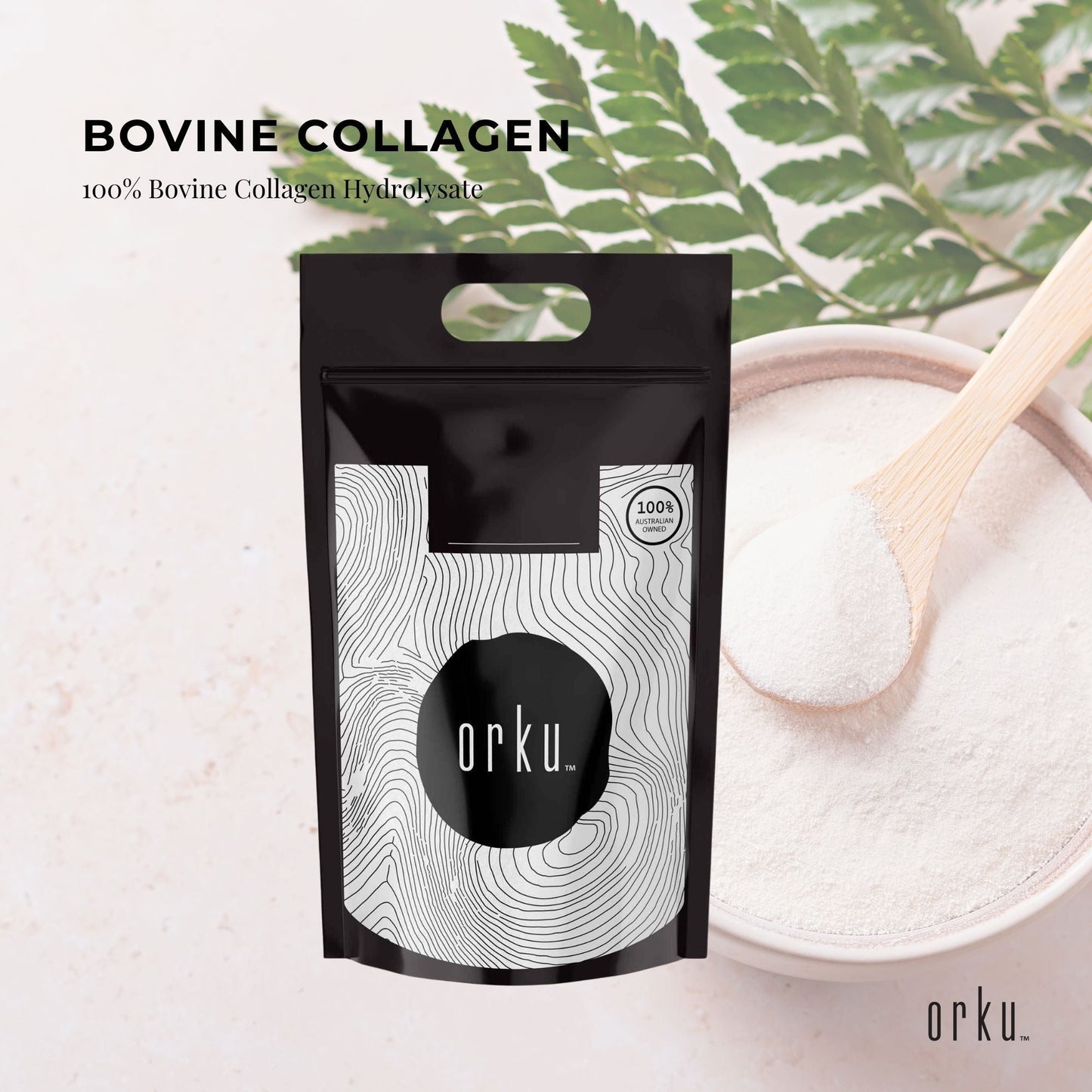 NNEDSZ 10Kg Collagen Powder - Bovine Hydrolysate Protein Peptide Supplement Unflavoured-2