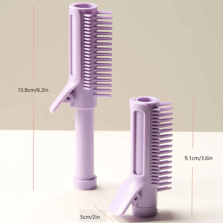 NNEDSZ 3-pack Purple Portable Hairstyle Brush for Root Volume - Multifunction Hair Styling Tool-1