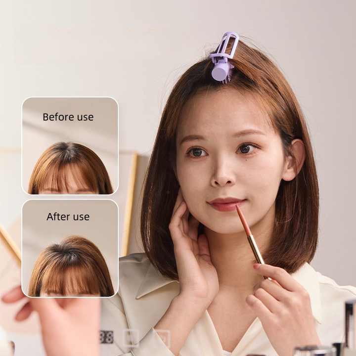 NNEDSZ 3-pack Purple Portable Hairstyle Brush for Root Volume - Multifunction Hair Styling Tool-2