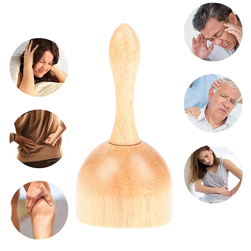 NNEOBA 2PCS Wooden Cupping Therapy Massage Tools Natural-2