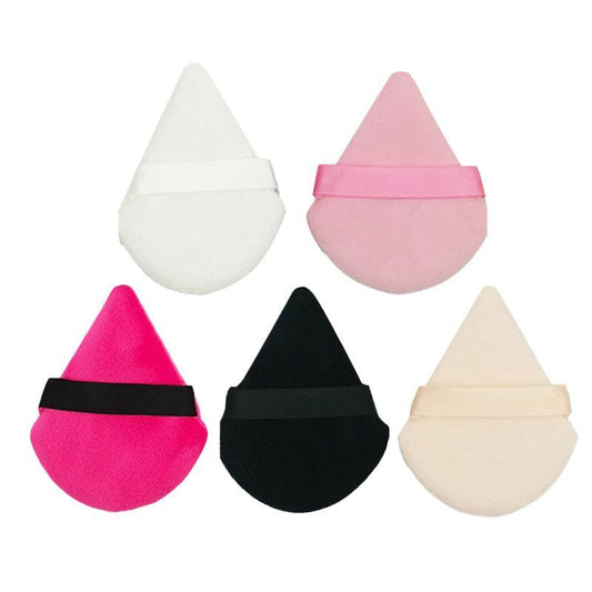 1/10X Triangle Cosmetic Puff Mini Cotton Makeup Sponge Powder Tool-1