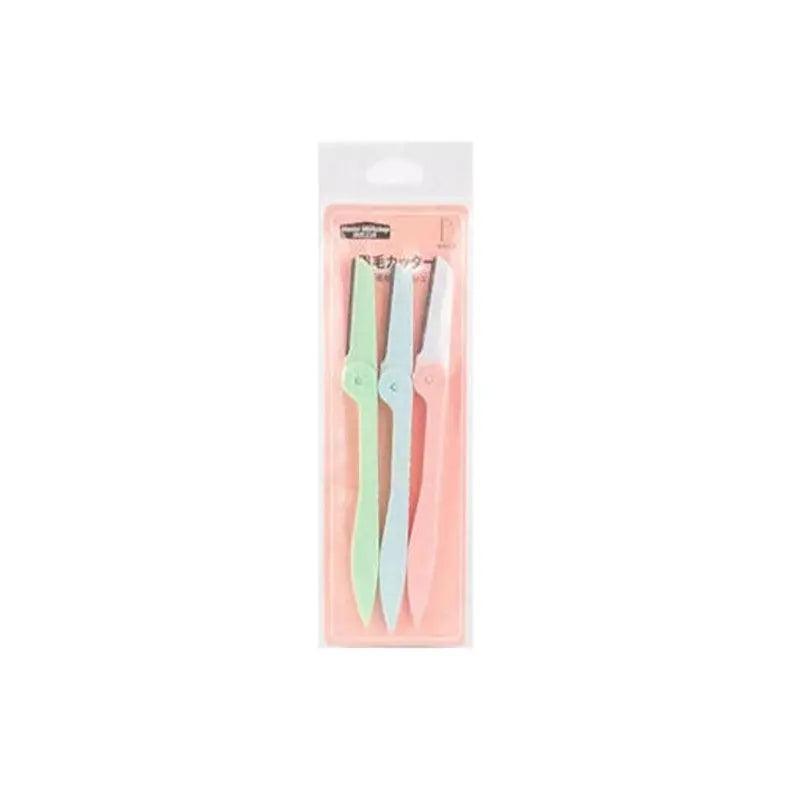 3 Pcs Facial Razors Eyebrow Razor Shave Hair & Exfoliate Face Ladies Shaver Tool-4