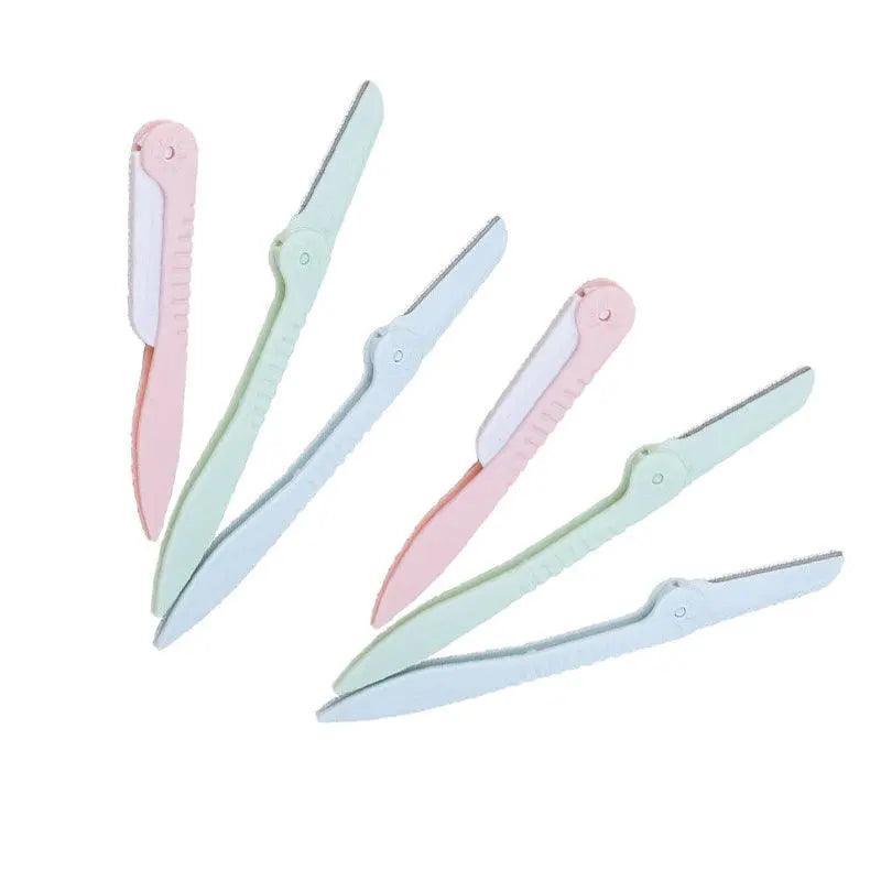 3 Pcs Facial Razors Eyebrow Razor Shave Hair & Exfoliate Face Ladies Shaver Tool-6