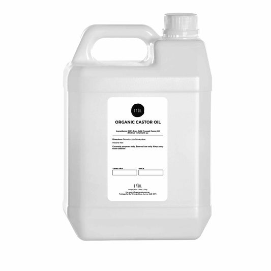 Orku 5L Organic Castor Oil - Hexane Free Cold Pressed-0