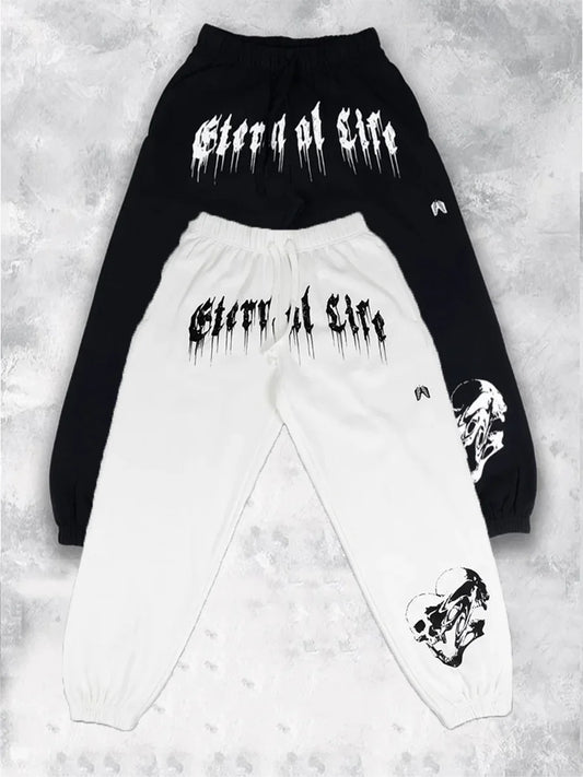 2025 European and American Men's New Year Wear Sports Pants Casual Sports Training Pants Men's Gym Pants