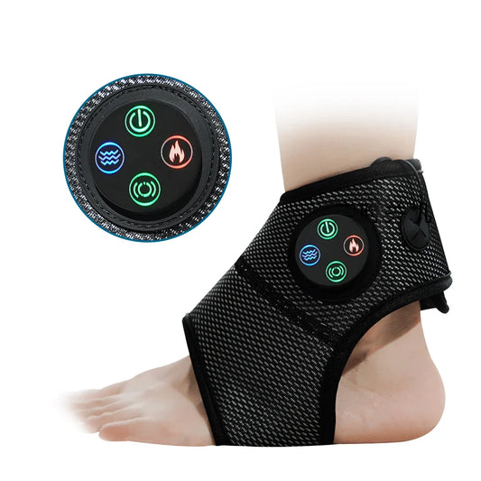 NNEOBA Electric Foot Ankle Massager with Heat Black-0