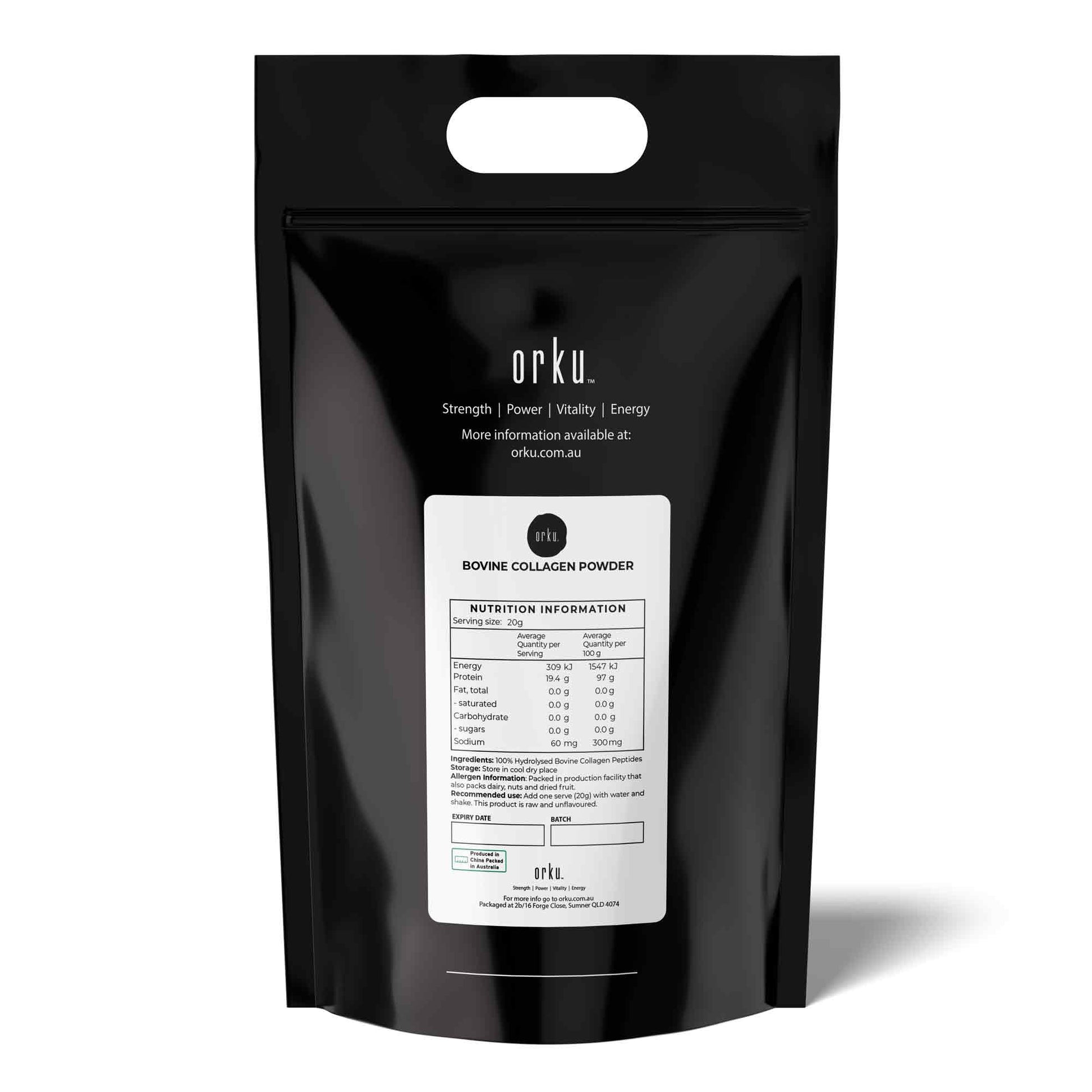 NNEDSZ 10Kg Collagen Powder - Bovine Hydrolysate Protein Peptide Supplement Unflavoured-1