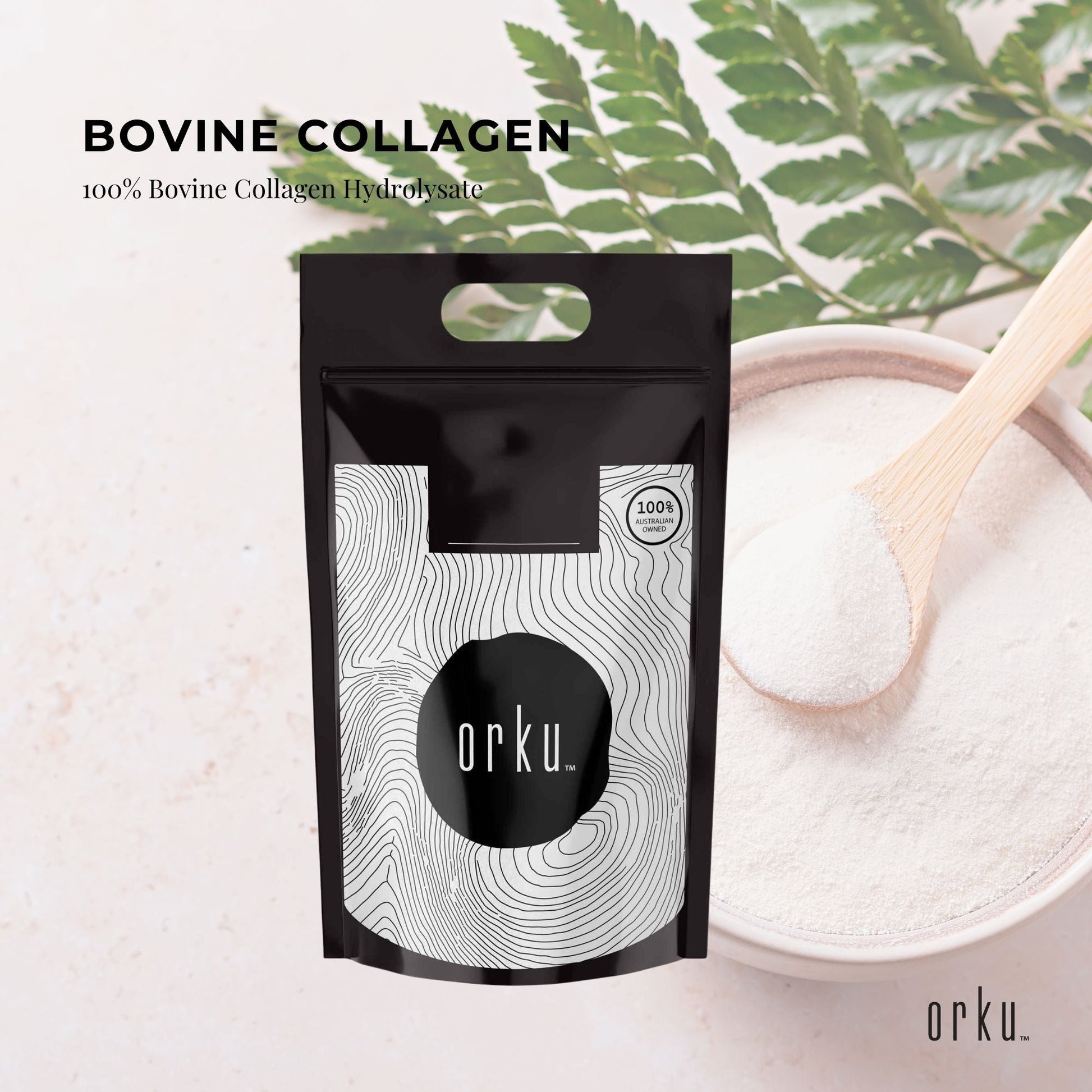 NNEDSZ 10Kg Collagen Powder - Bovine Hydrolysate Protein Peptide Supplement Unflavoured-2